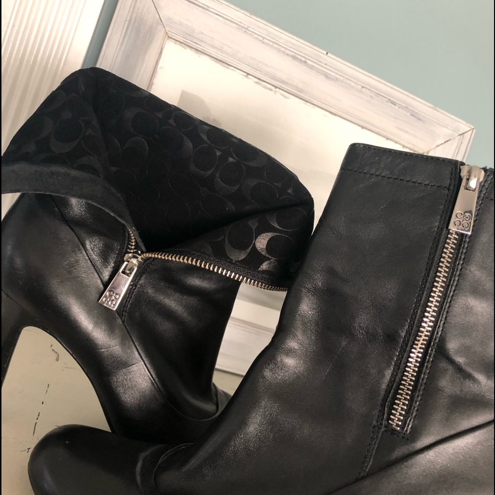 COACH leather boots - Picture 1 of 8